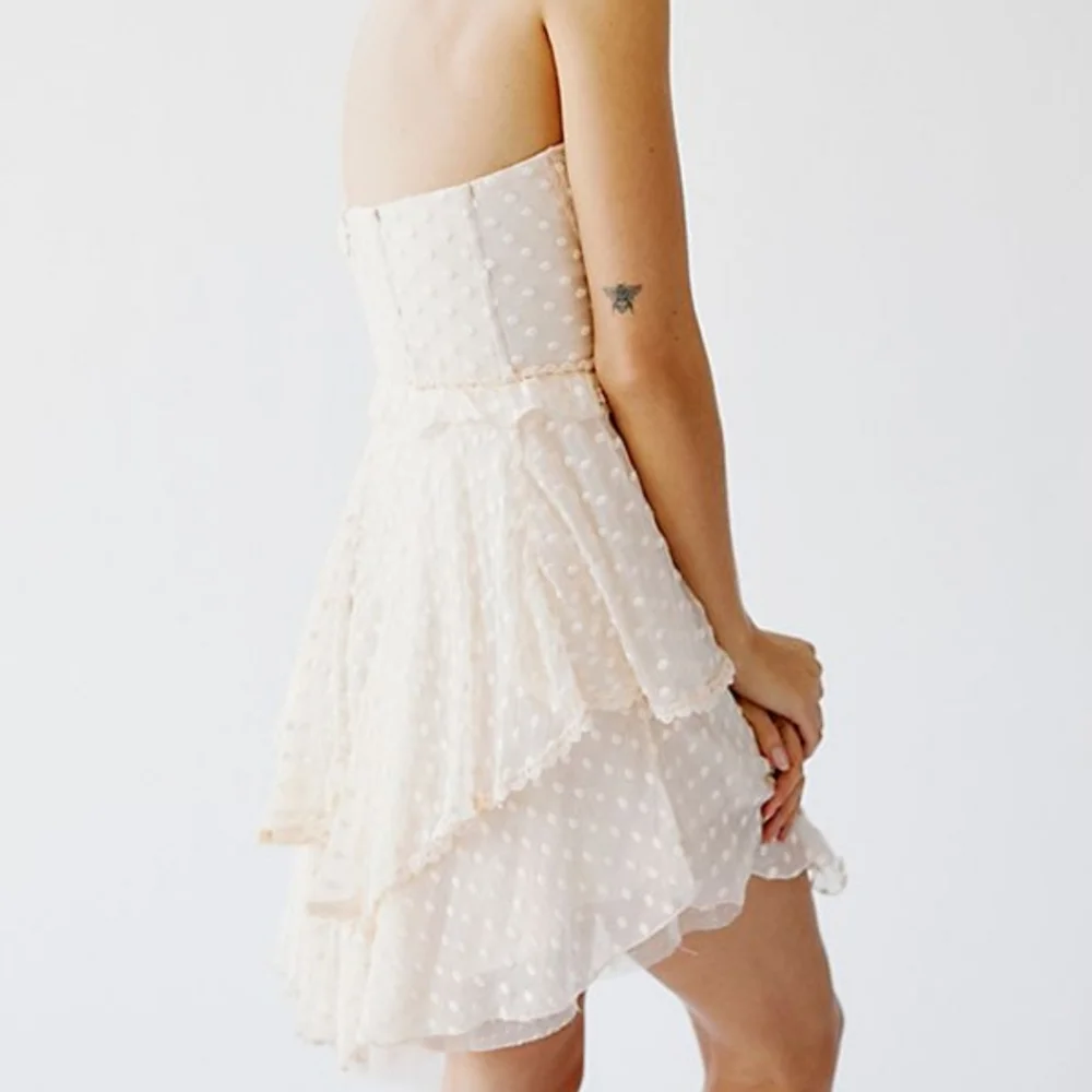 🍒NWT🍒  FP x SPELL ETHEREAL MINI BUSTIER DRESS - Picture 11 of 15